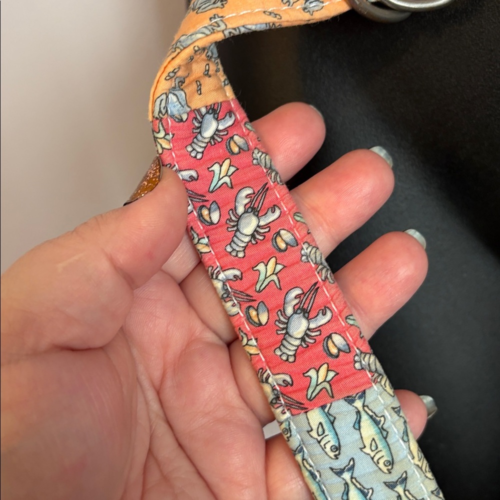 Vineyard Vines Patchwork Patterns Fabric Belt Siz… - image 7